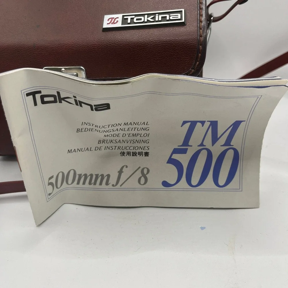 Tokina TM 500 Mirror Lens 500mm f/8 for Minolta with Case Japan Vintage OS‎